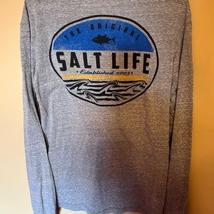 Salt life long sleeve tee
